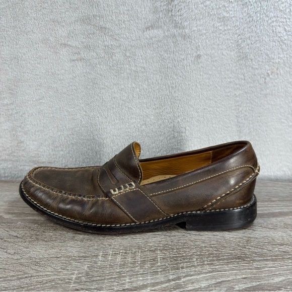 Sperry Gold Cup Top-Sider Brown Leather Penny Loafer Men's Sz‎ 8 M Casual - Picture 1 of 7
